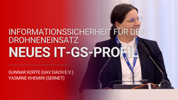 Vortrag auf YouTube ansehen: Ein neues IT-Grundschutz-Profil für verinice: Informationssicherheit für den Drohneneinsatz
