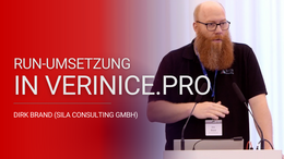 Vortrag auf YouTube ansehen: Umsetzung der Reife- und Umsetzungsgrade für die Nachweisprüfung (RUN) in verinice.PRO